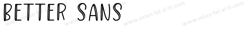 better sans字体转换